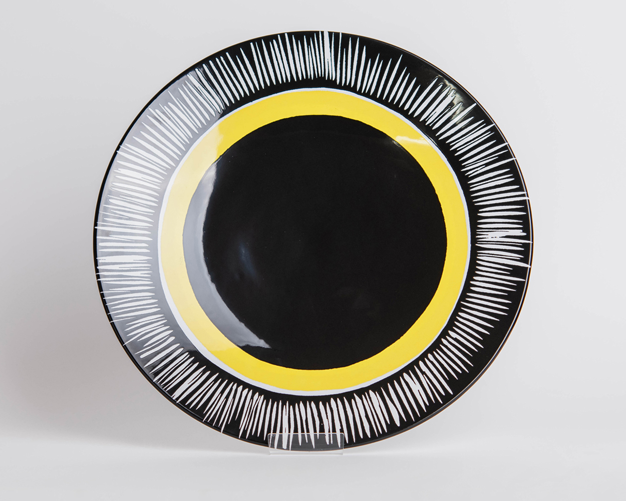 Limited edition ceramic platter – Trewellard Suns, No 4, 1990